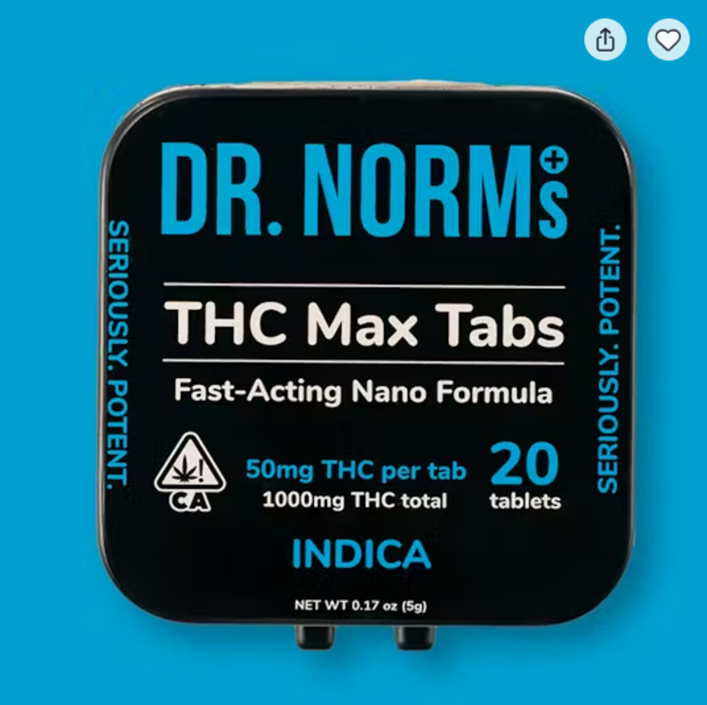 THC Max Indica [20pk] (1000mg)