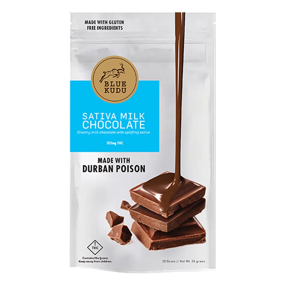 Durban Poison [20pk] (100mg) BlueKudu Milk Chocolate Jane
