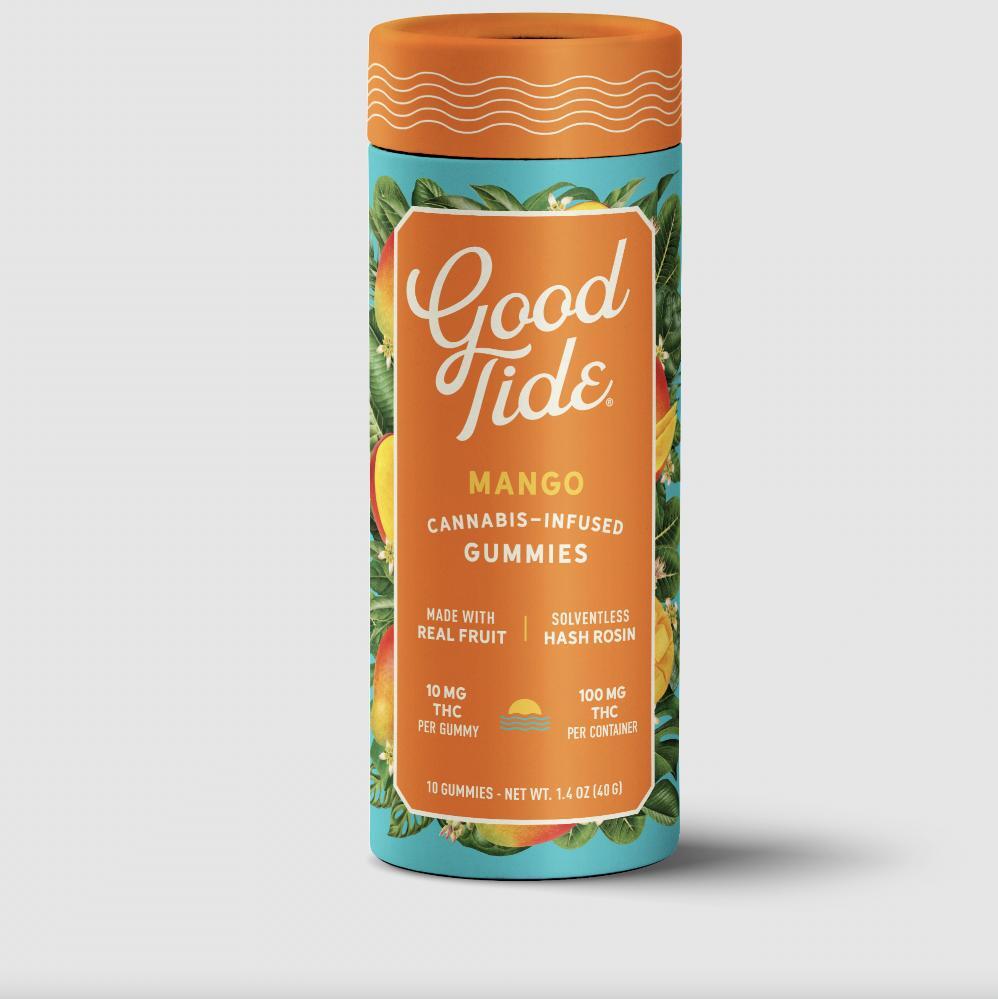 Mango Single-Strain Hash Rosin Gummies | Mellow | 100mg