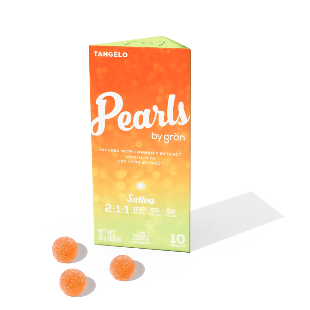 100mg 2:1:1 Tangelo Pearls (100mg THC/50mg CBC/50mg CBG)