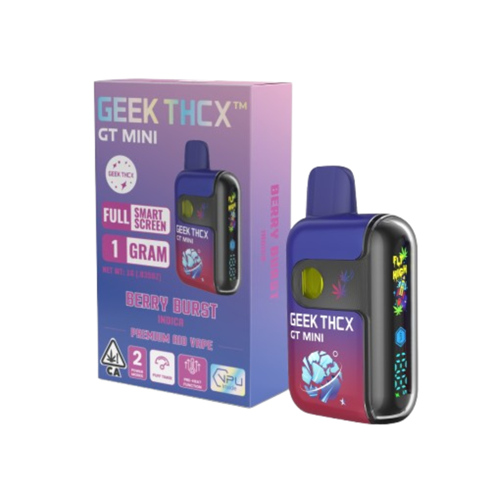 Berry Burst [1000mg] | GEEK THCX | Cannabis Vape - Purple Lotus