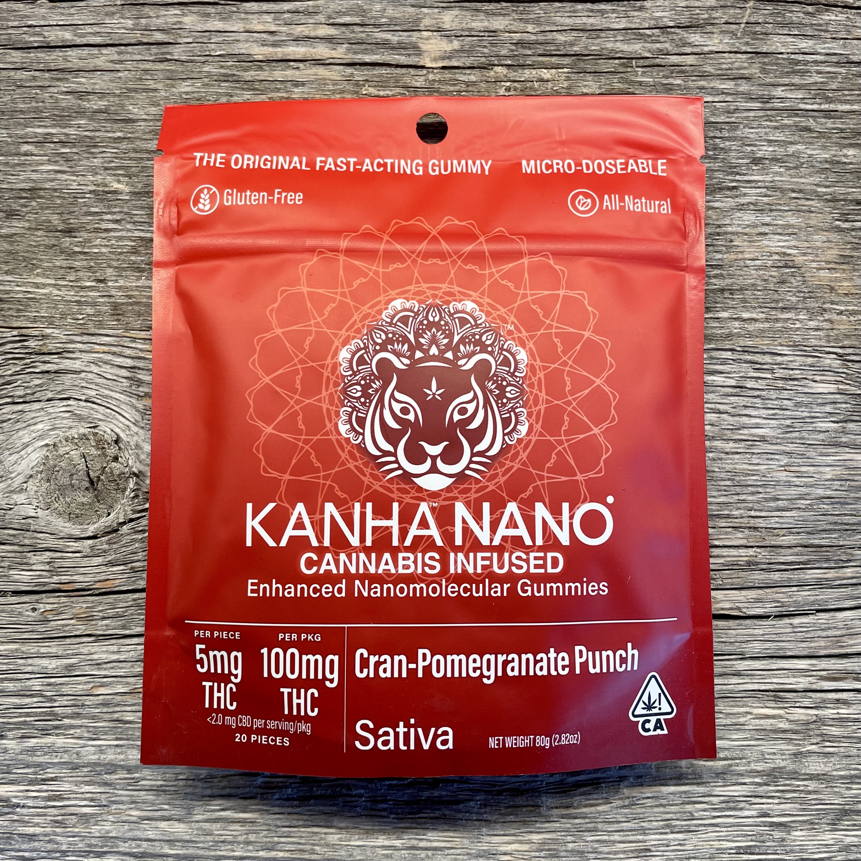 NANO CRAN POMEGRANATE SATIVA GUMMIES 20PC 100MG