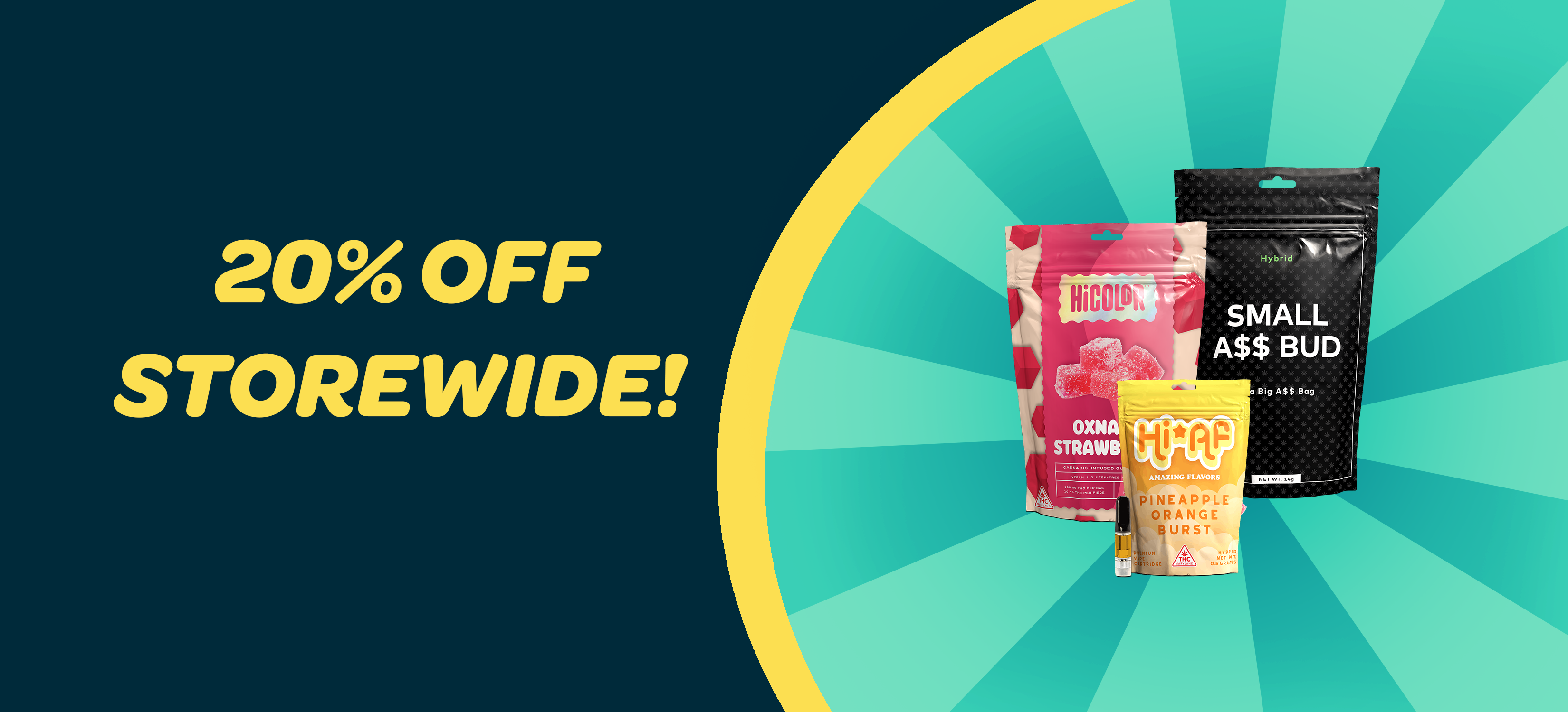 20% Off Storewide! special