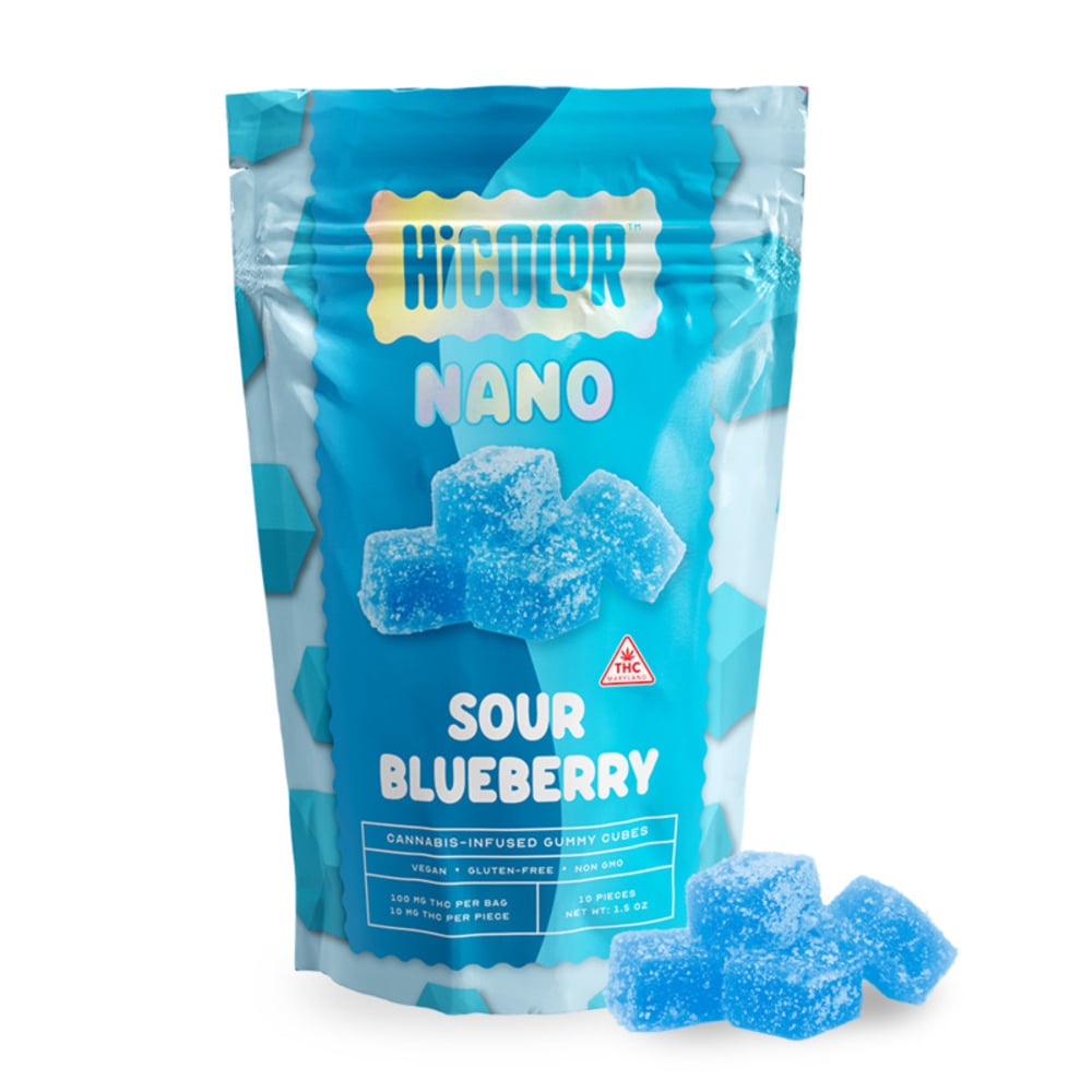 Sour Blueberry Nano [10pk] (100mg)
