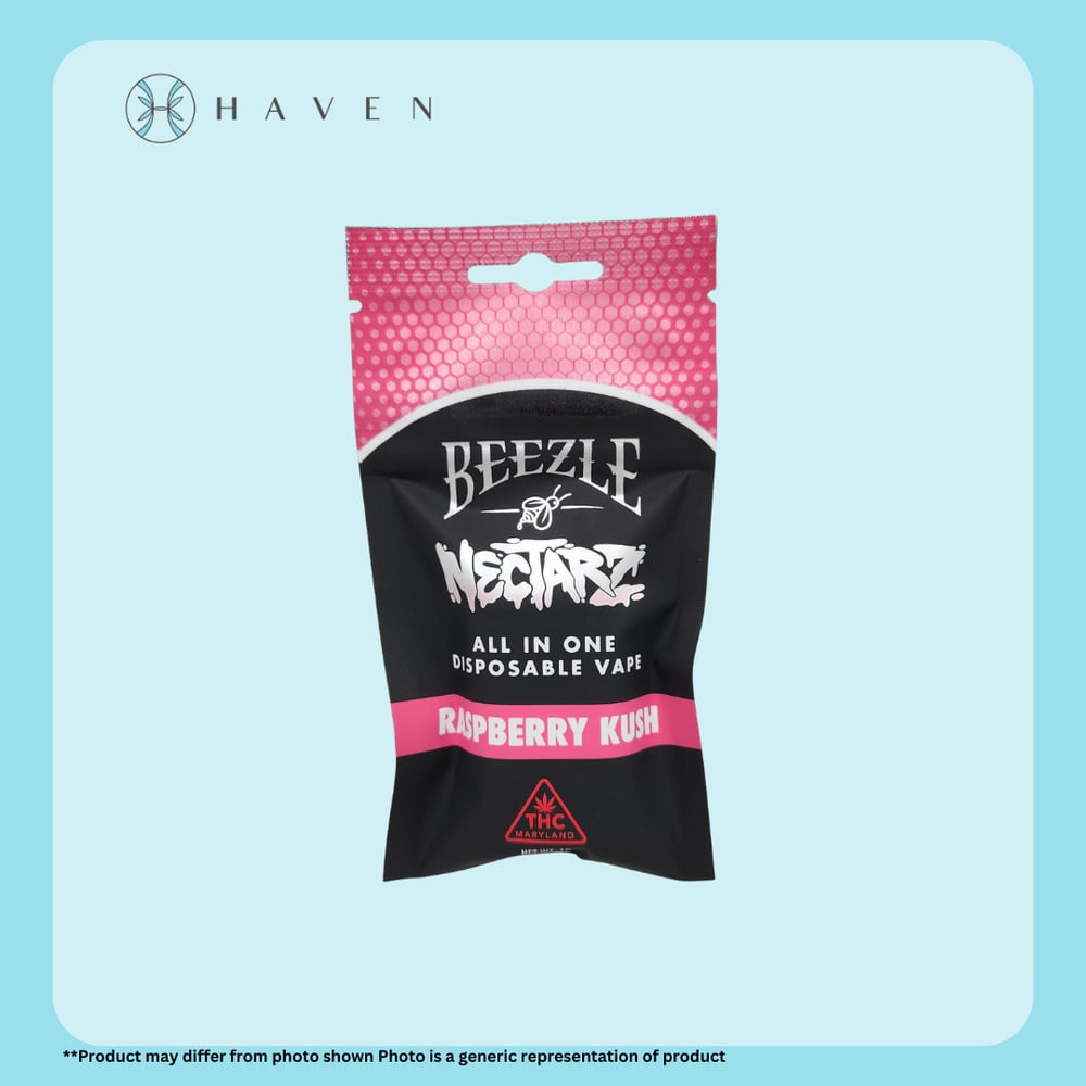 1g Raspberry Kush (Disposable Vape) | Beezle