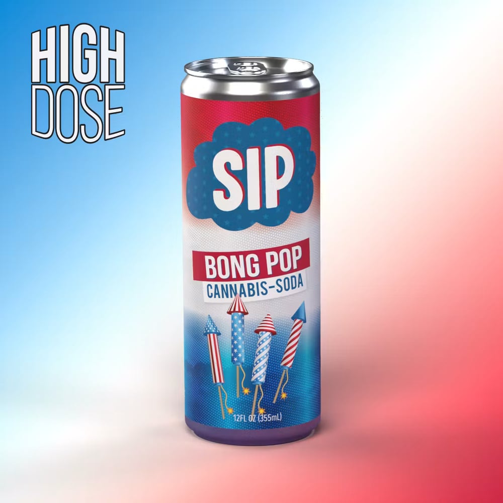 25mg Bong Pop Soda 
