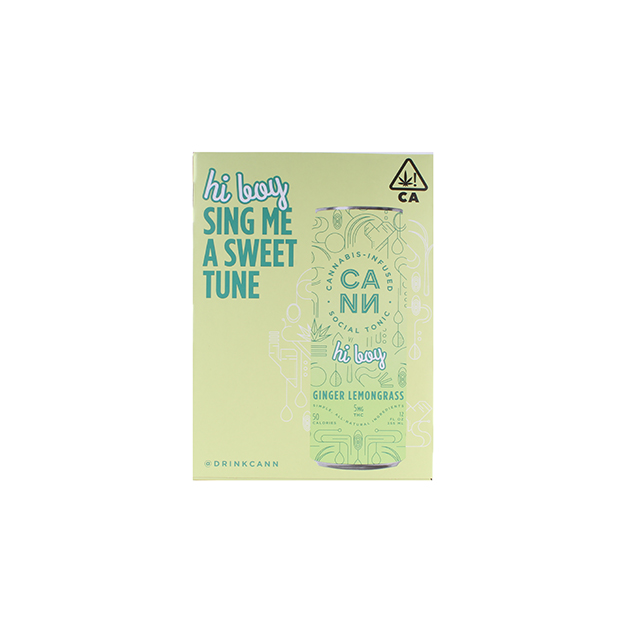 Ginger Lemongrass - Hi Boy [4pk] (5mg THC per Hi Boy)