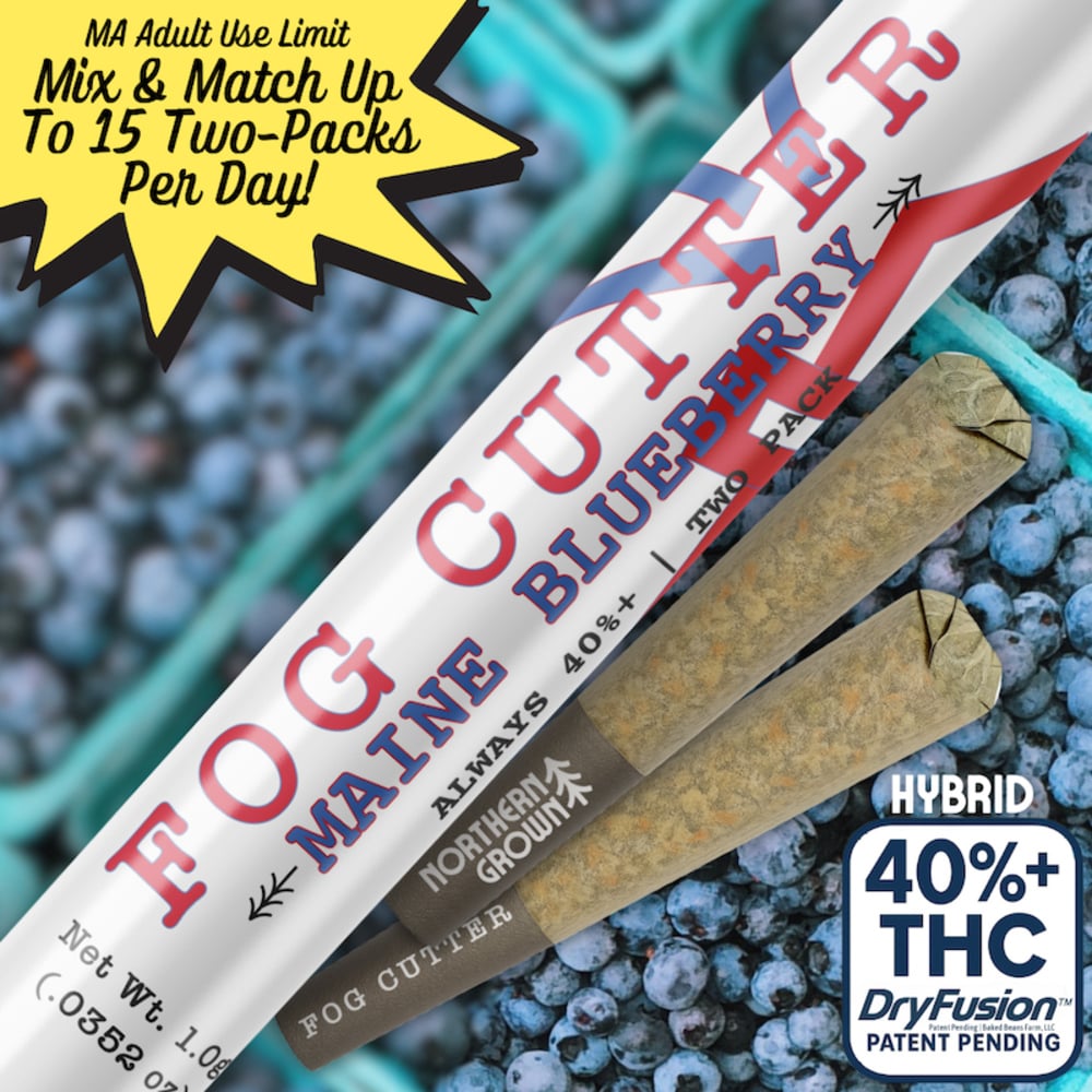 Fog Cutter - Maine Blueberry Infused Hydro Pre-Roll 0.5g 2pk (1g) Fog Cutter - Maine Blueberry Infused Hydro Pre-Roll 0.5g 2pk (1g)