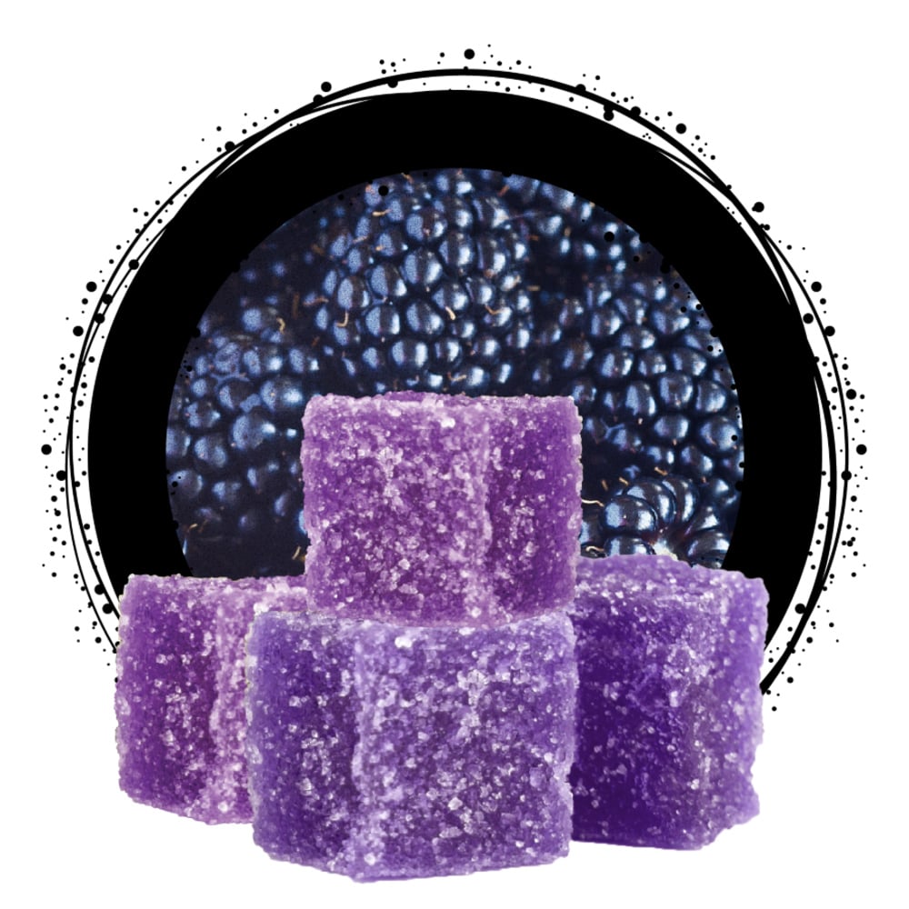 Ozone - Blackberry Soft Chews (100mg 20pk) product photo