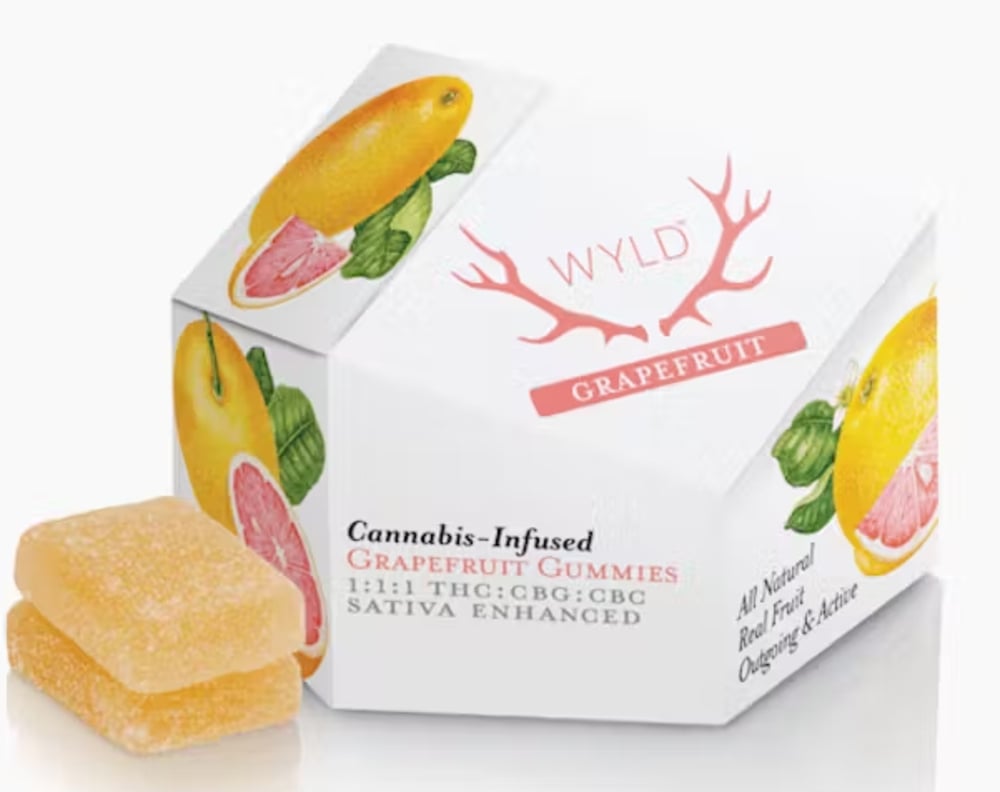 Grapefruit 1:1:1 CBG:CBC + Sativa Enhanced Gummies | 100mg THC:CBG:CBC