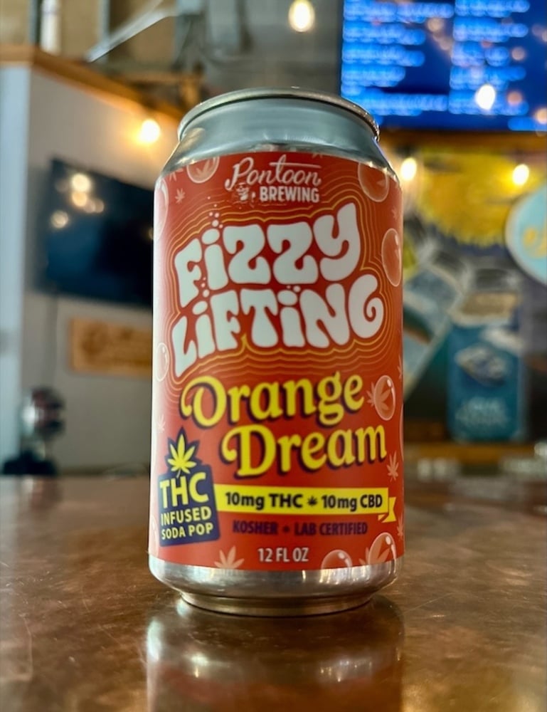 Fizzy Lifting - Hemp Derived - Orange Dream 10mg THC 10mg CBD