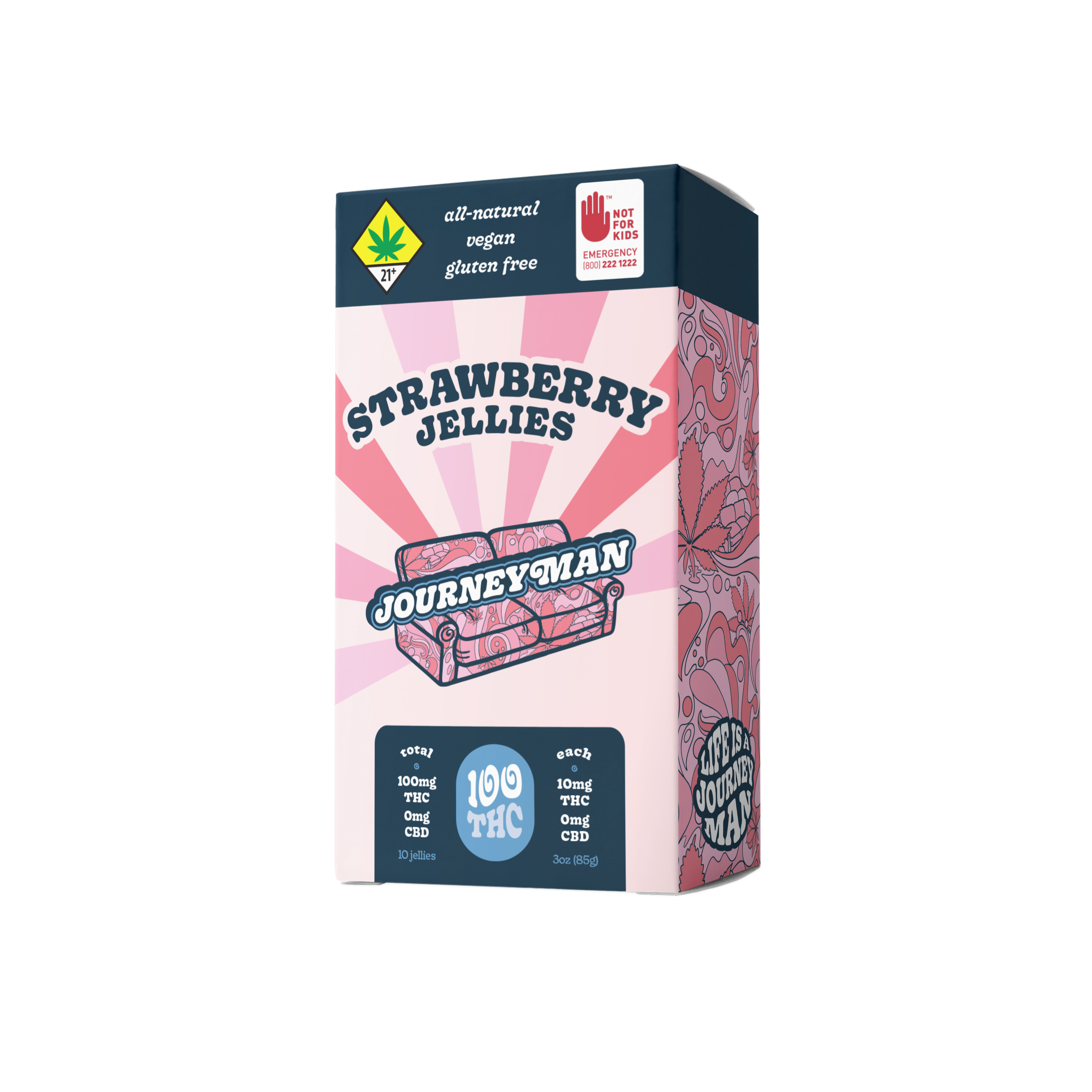Strawberry Jellies [10pk] (100mg THC)