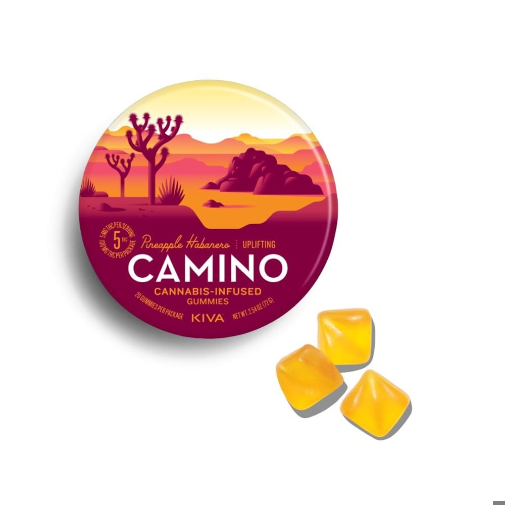 KIVA Camino - Pineapple Habanero Gummies (100mg 20pk)