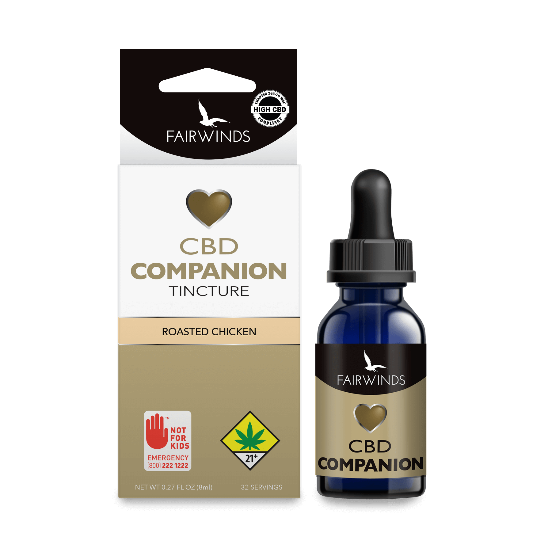 Roasted Chicken 2x The Servings (200mg CBD/40mg THC)