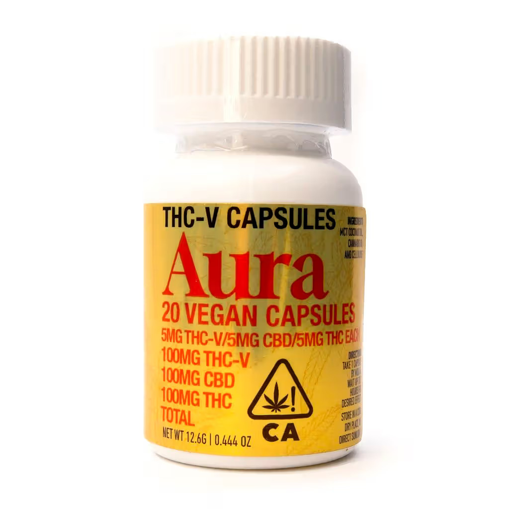 AURA - California: Aur - Cap - 5MGTHCV:5MGCBD:5MGTHC