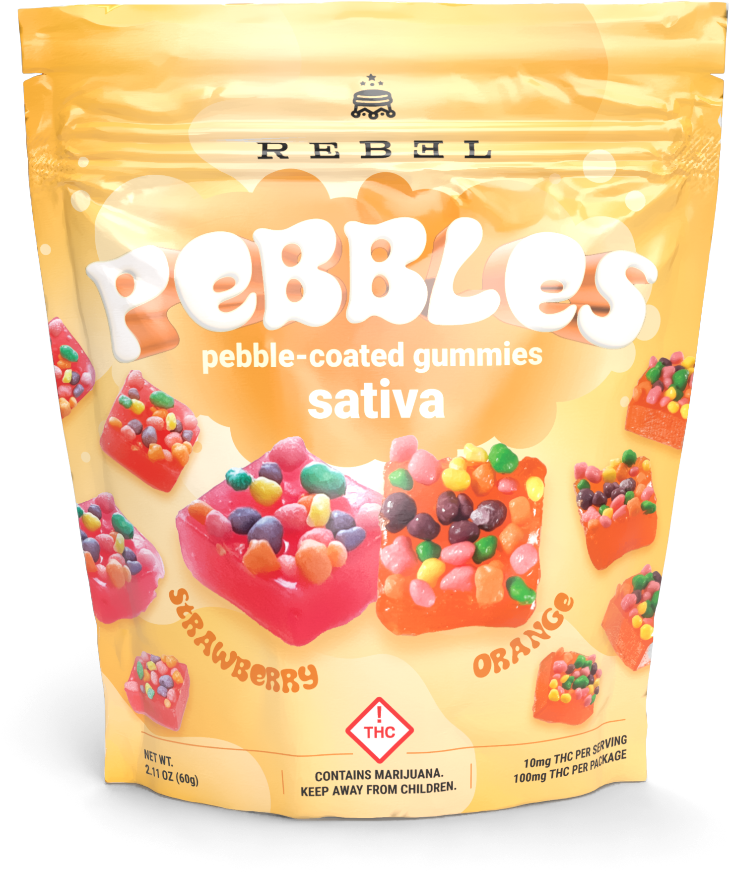 P. Coated Gummy - Sativa [10pk] (100mg)