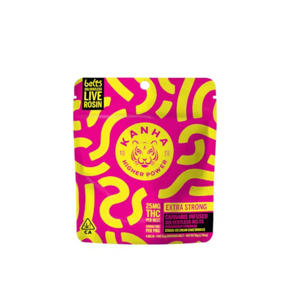 Blueberry Lemon Drop Live Rosin Belts - Hybrid [4pk] (100mg)