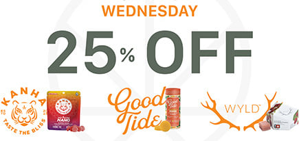Save 25% on Wyld, Kanha & Good Tide! special