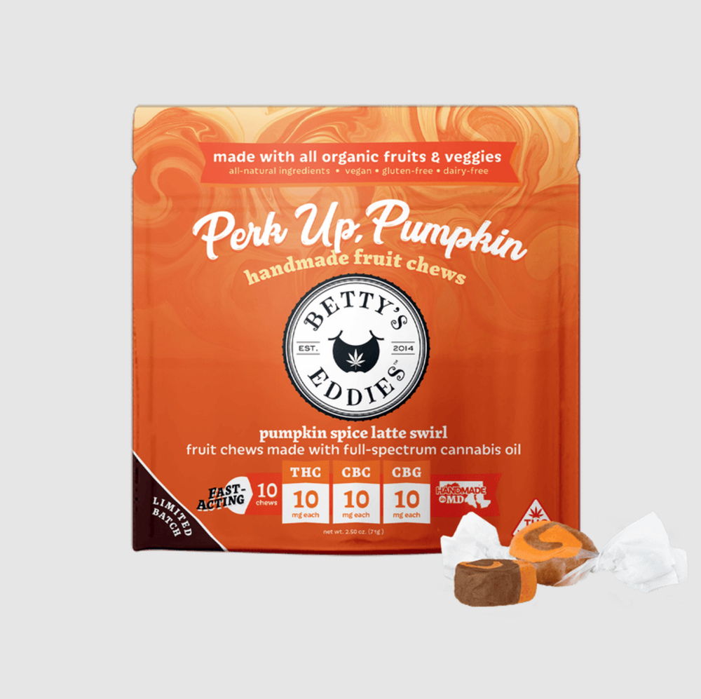Shop Perk Up, Pumpkin Spice Latte Swirl [10pk] (100mg THC/100mg