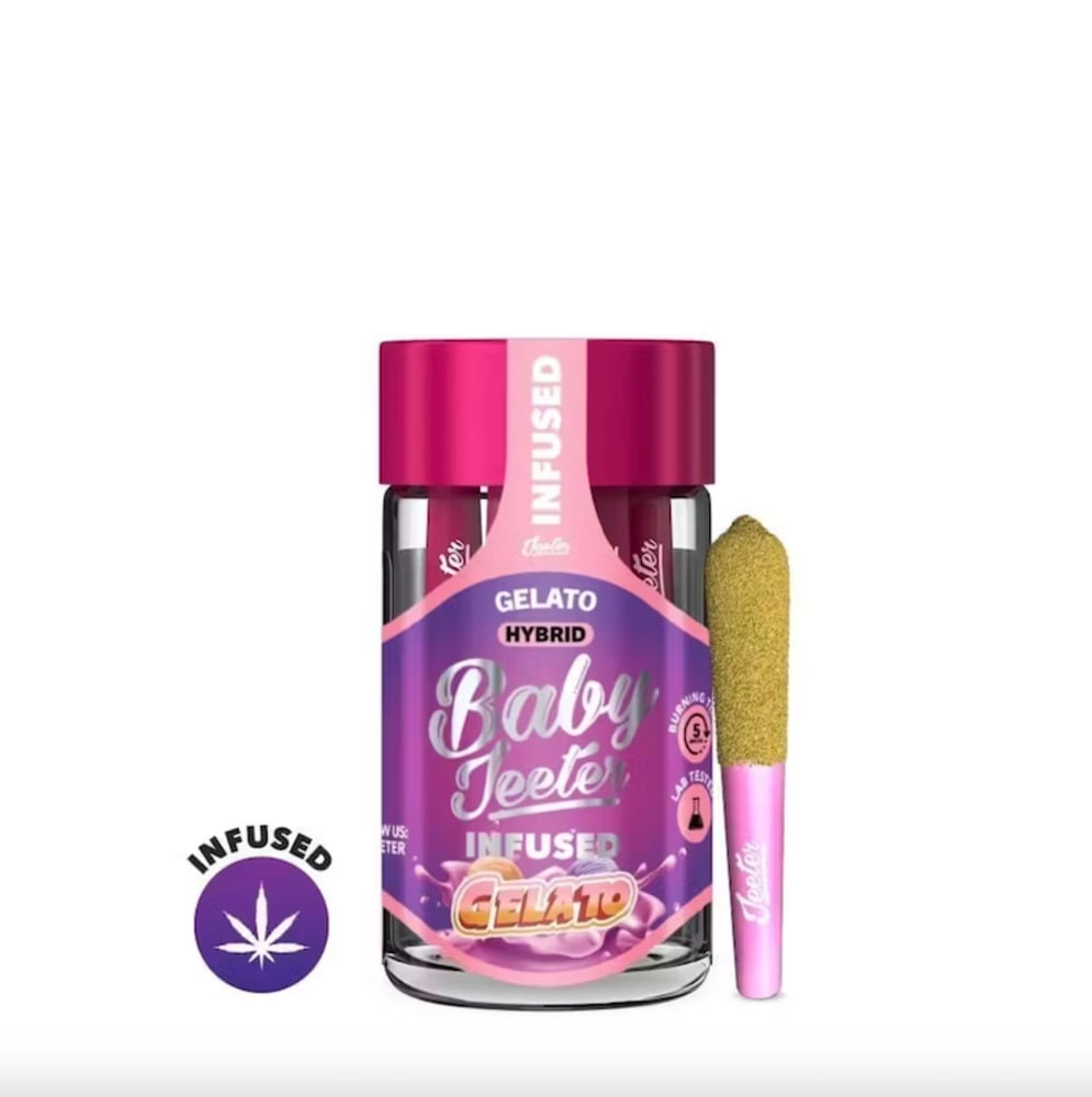 Jeeter - Gelato (H) Infused Baby Jeeter 0.5g 5pk (2.5g) Jeeter - Gelato (H) Infused Baby Jeeter 0.5g 5pk (2.5g)