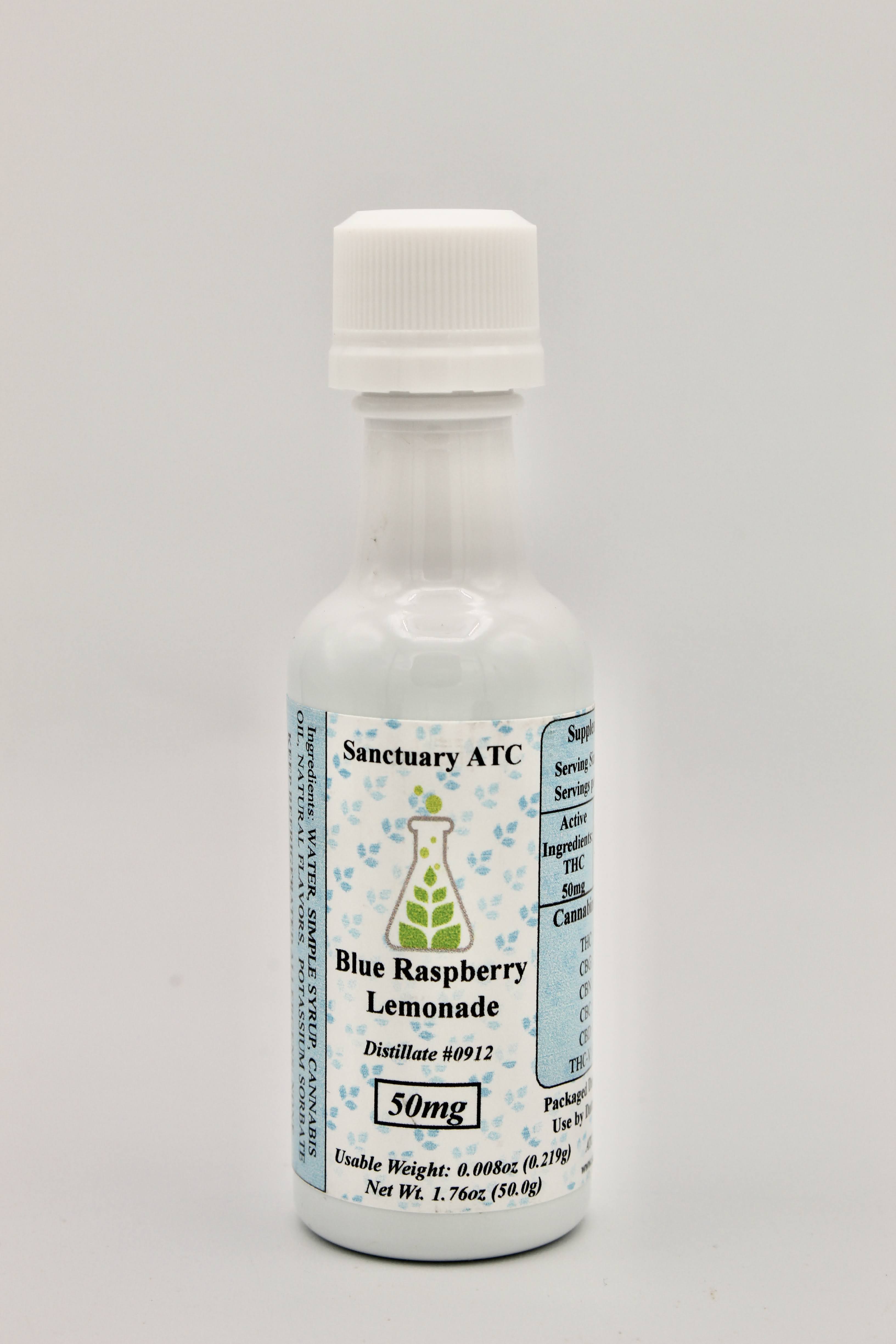 50mg Distillate #0912 Infused Beverage - Blue Raspberry Lemonade