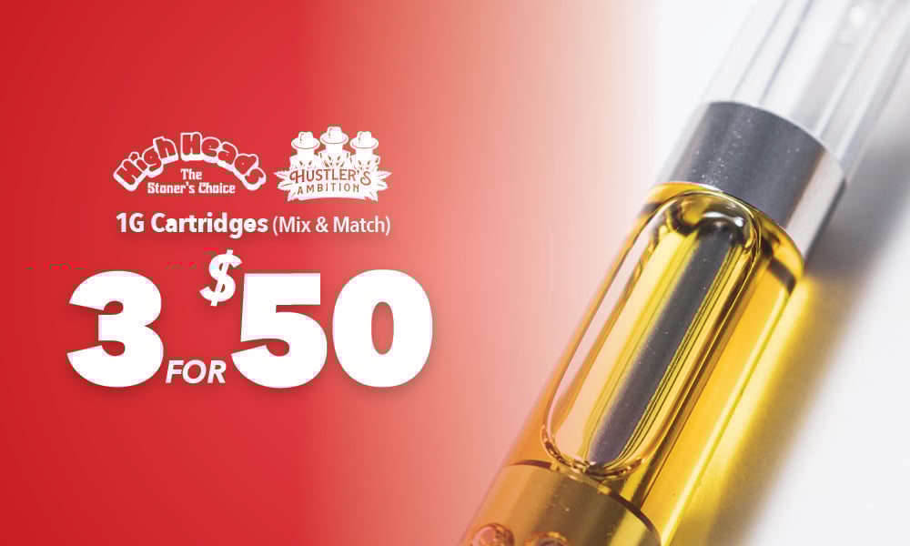 3 for $50 (Select) 1g Cartridges special photo