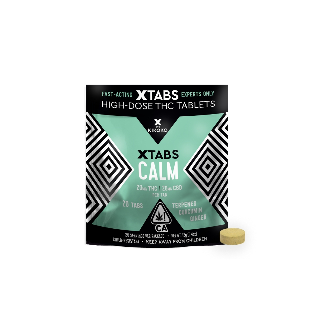 Calm XTABS [20pk] (400mg THC/ 400mg CBD)*