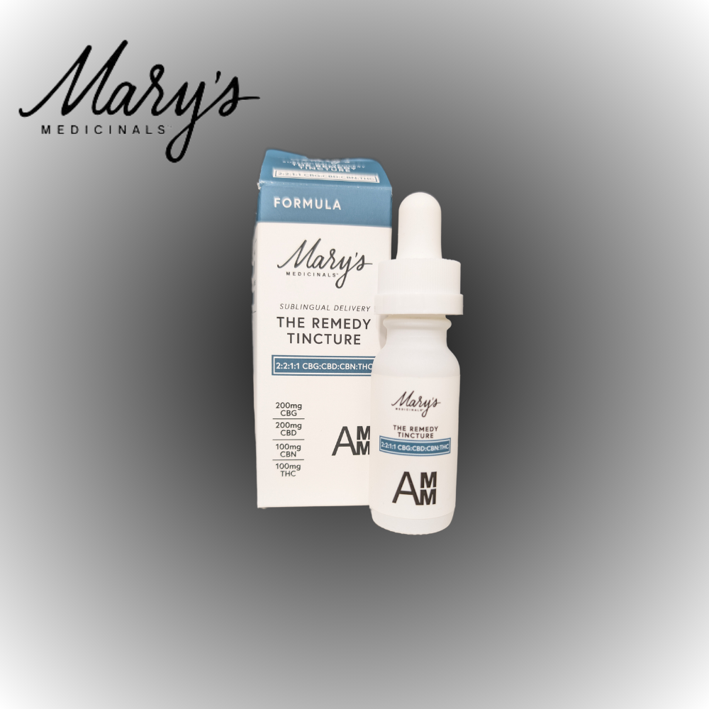 The Remedy: Relief 1:1 CBD:THC (500mg CBD/500mg THC)