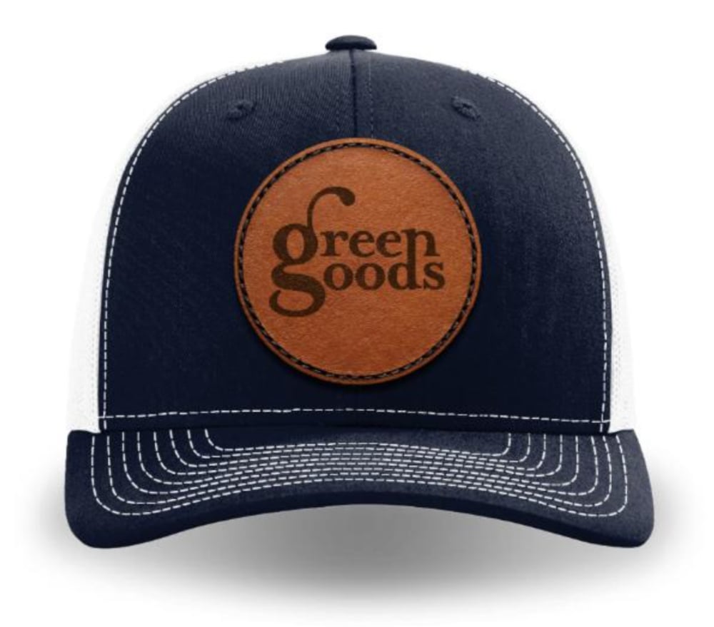 Meshback Trucker Hat - Navy/White