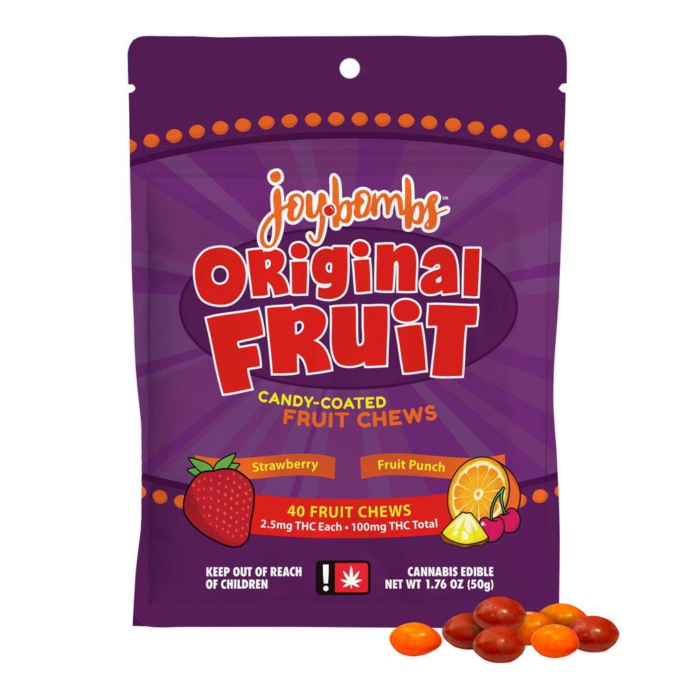 Joy Bombs Original Fruit - 100mg THC (40 pk / 2.5mg ea)