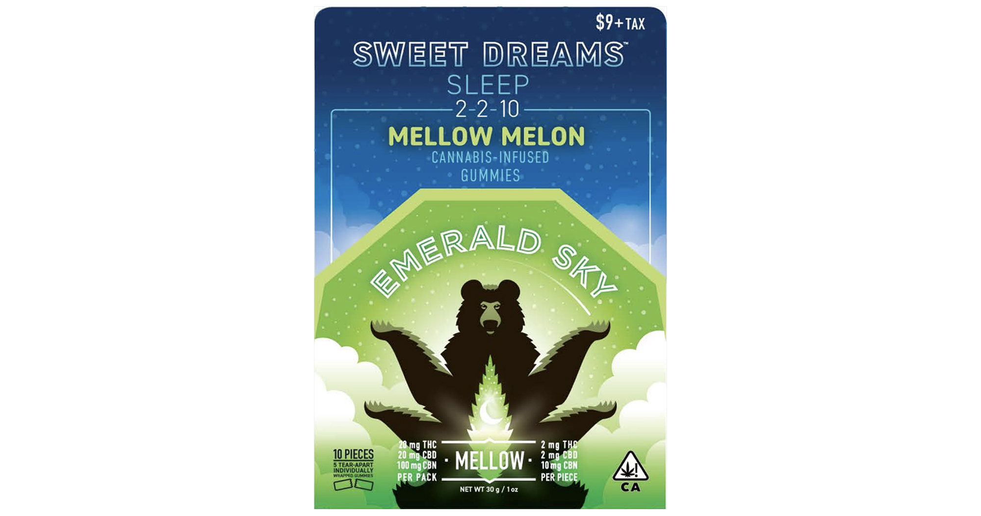 Sweet Dreams Mellow Melon [5pk] (20mg THC/20mg CBD/100mg CBN)