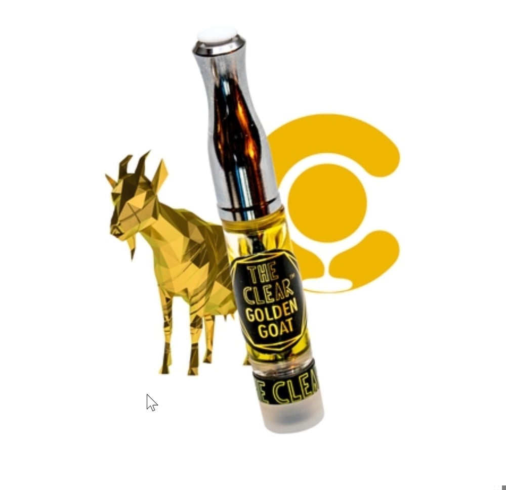 The Clear Original Cartridge 1000mg | Golden Goat