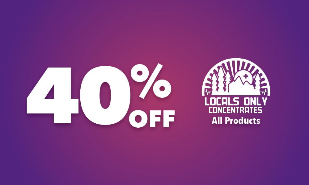 Locals Only 40% Off special