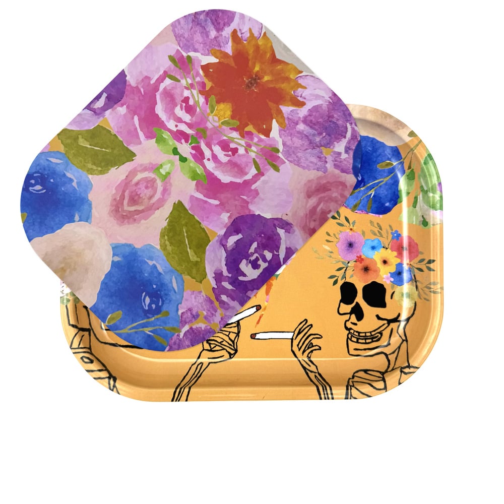 Dead Flowers by Dan Macura Rolling Tray Cover