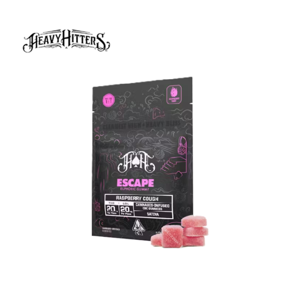 RASPBERRY COUGH 1:1 THC:CBC 100MG 5 PACK GUMMIES