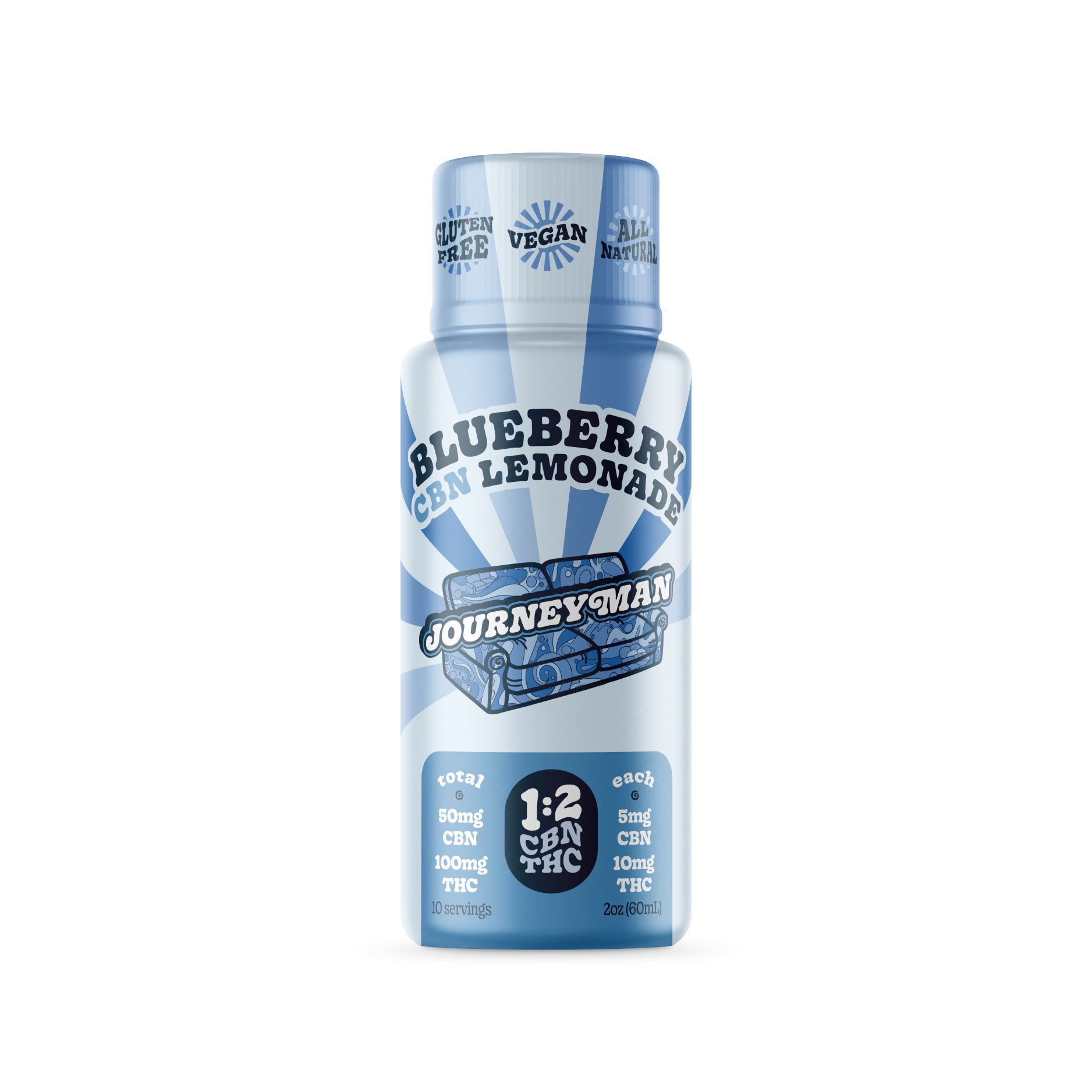 1:2 CBN Blueberry Lemonade [2oz] (50mg CBN/100mg THC)