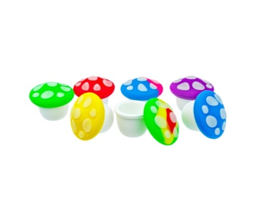 Mushroom Silicone Oil Slick