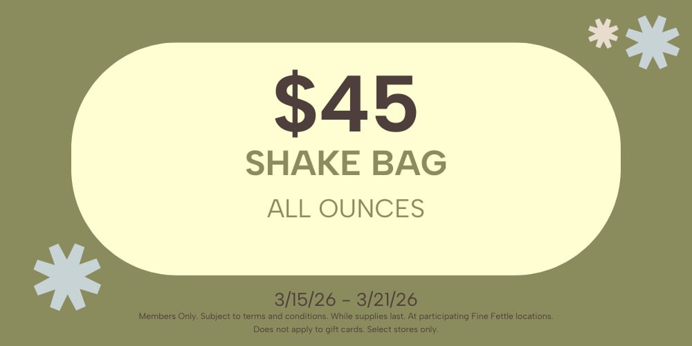 Shake Bag Ounces | $45 each special