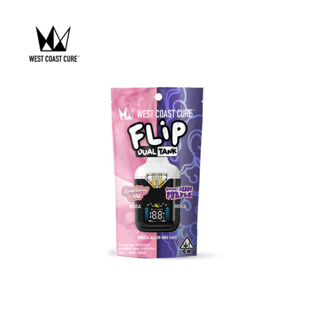 Birthday Cake x Grandaddy Purple Flip Dual Tank