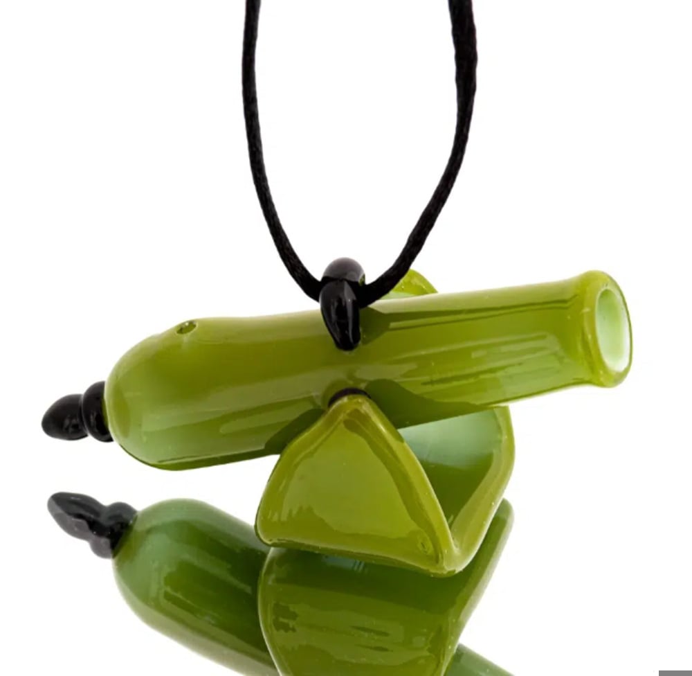 Cannon Pendant - Green