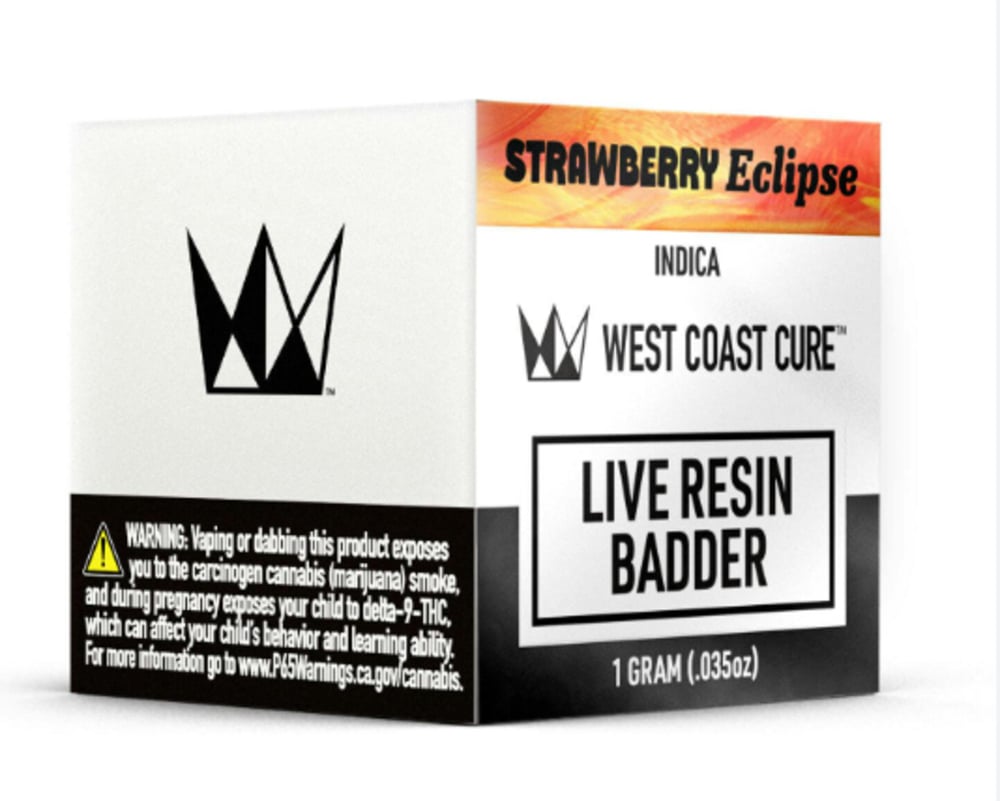 Strawberry Eclipse Live Resin Badder Strawberry Eclipse Live Resin Badder