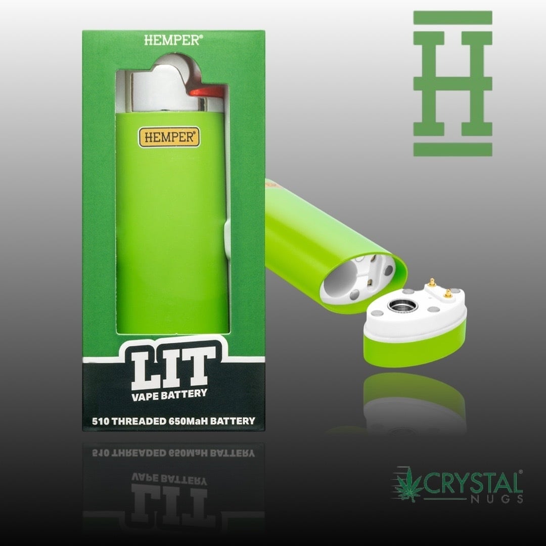 Hemper - Lit Vape Battery - Green
