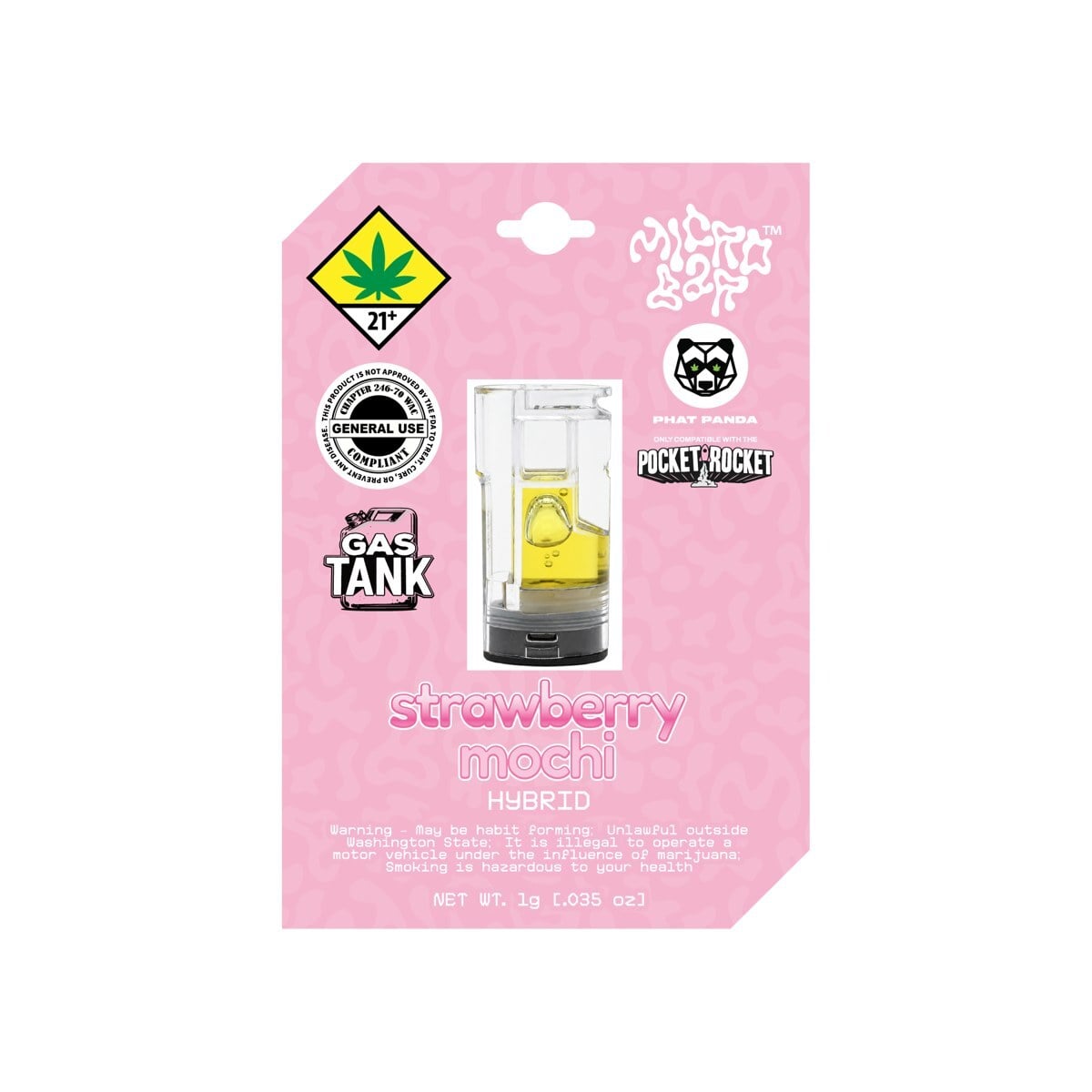 Strawberry Mochi - MicroBar x Phat Panda