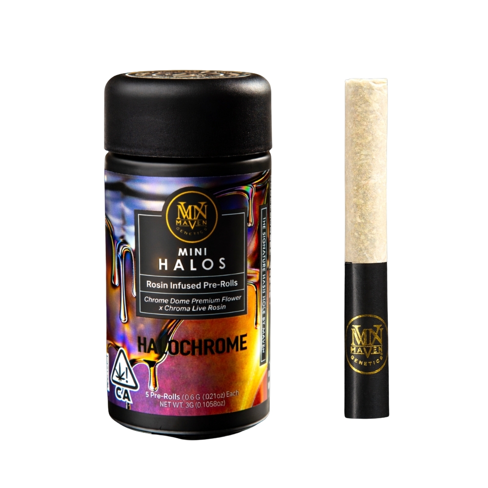 Halochrome Mini Halos Infused Pre-Rolls 5-Pack [3g]