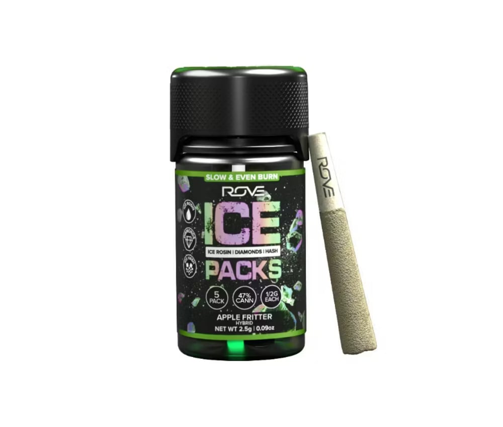 Apple Fritter- Infused Ice Packs (Rosin, Hash, and Diamonds) [5x 0.5g]