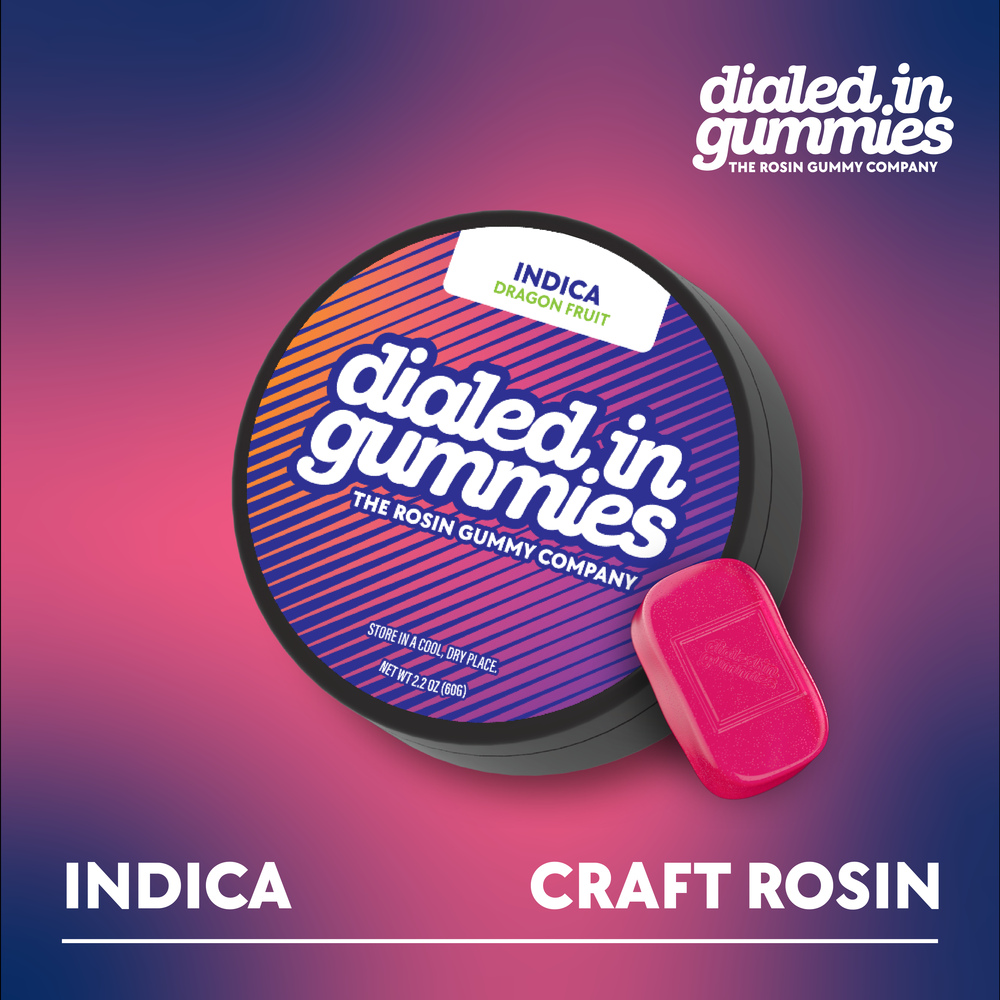 100mg - Dragon Fruit - Rosin Gummies (10pk)
