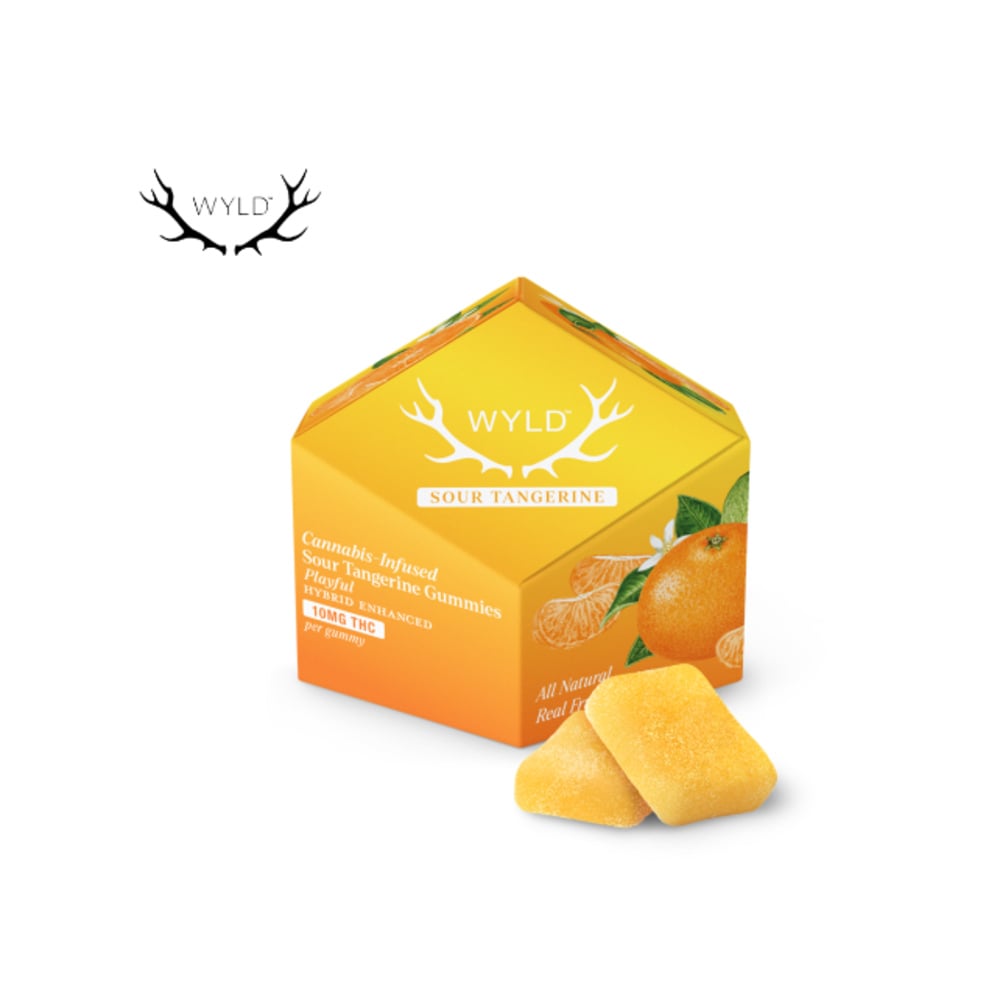 SOUR TANGERINE 100MG 10 PACK GUMMIES