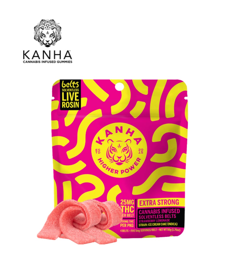 STRAWBERRY LEMONADE 100MG 4 PACK SOLVENTLESS ROSIN BELTS