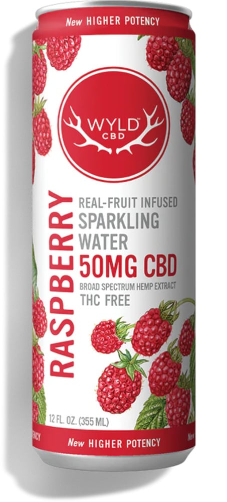 Hemp Derived Sparkling Water Blackberry