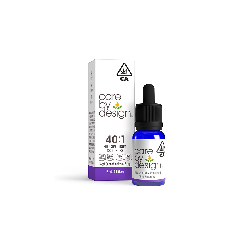 Care By Design | 40:1 Full Spectrum CBD Drops 15ml